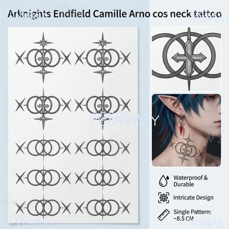 Arknights Endfield - Tatuaje T - Cosplay Prop Making reseña y precio