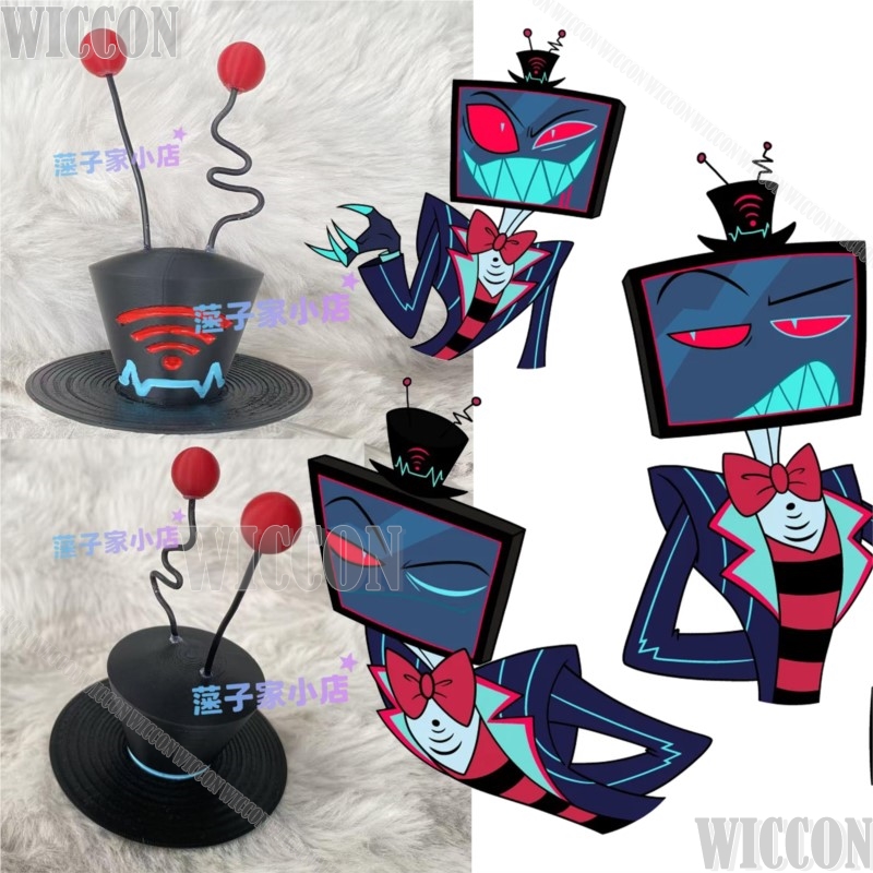 Vox sombrero negro Anime Hassb - Cosplay Prop 3D Print Settings reseña y precio