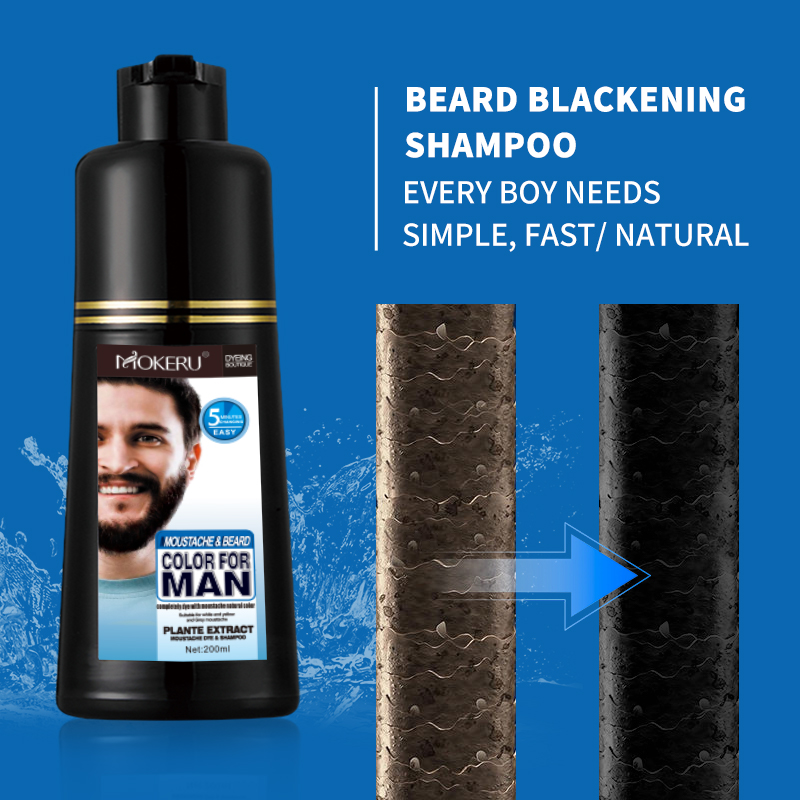 Nuevo champú para teñir Barba  - Hair Spray Color reseña y precio